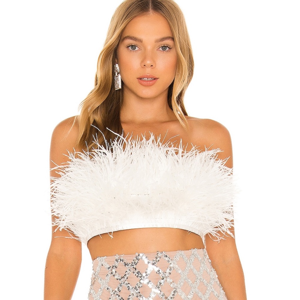 Bronx and Banco Afiya Feather Top